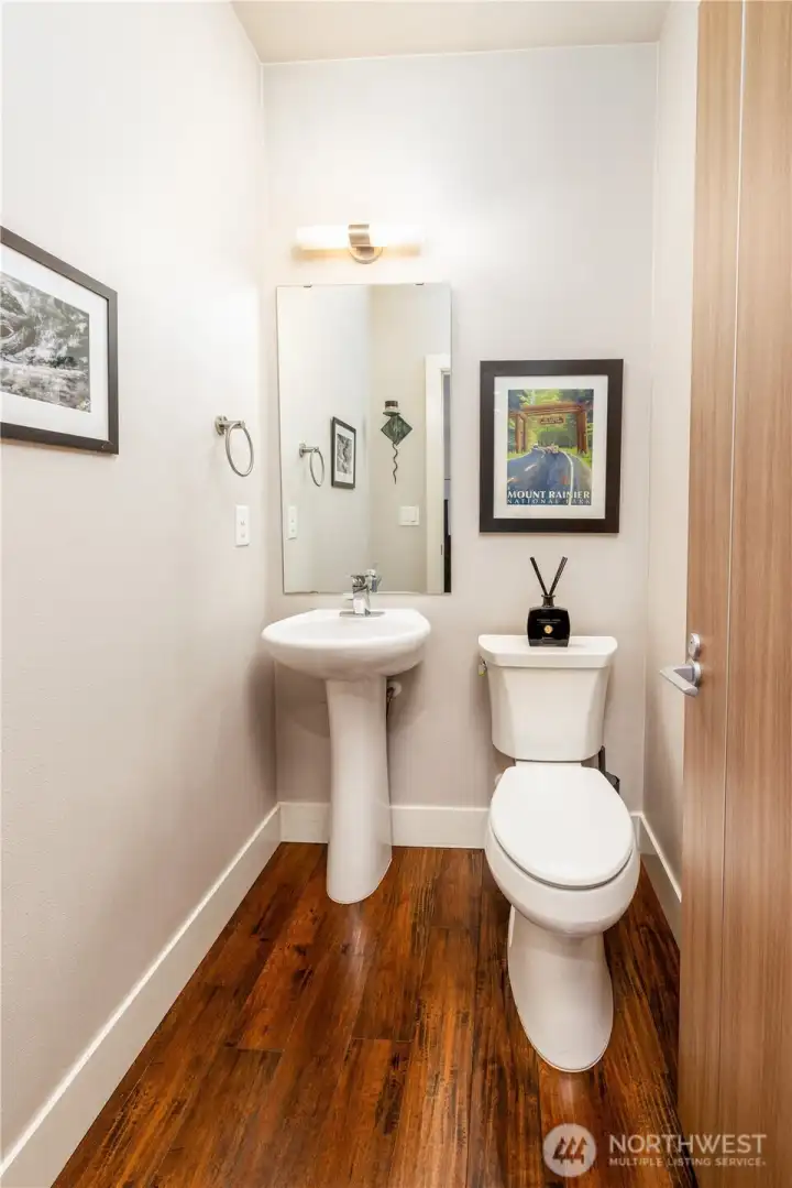 Main floor powder room