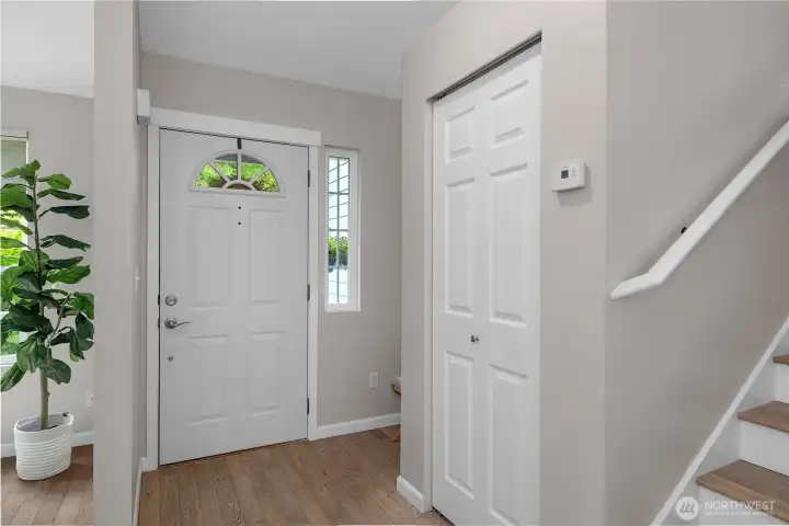 Side splits are fabulous for having only a few stairs up or down.