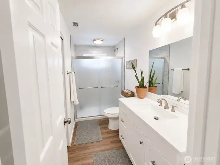 Bathroom outside bedroom #3 and #4