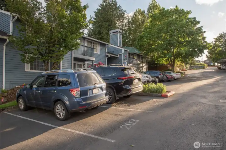 Two dedicated parking spaces