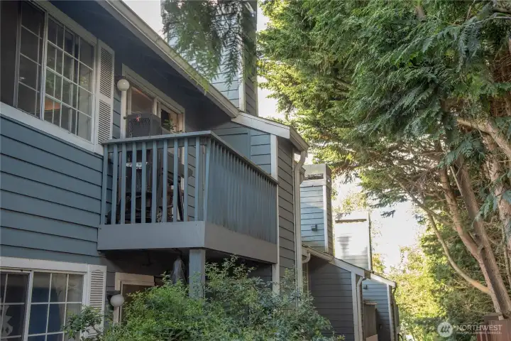 Private back deck