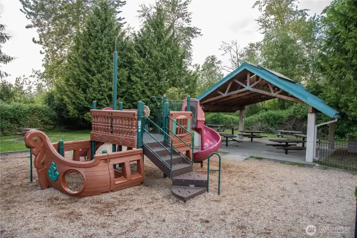 Outdoor playset at Martha Lake Park