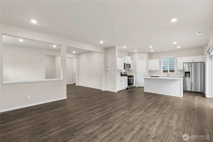 Photo rendering is representational and may be virtually staged. Actual home is under construction and finishes, elevation, and paint colors may vary. See site agent for details.