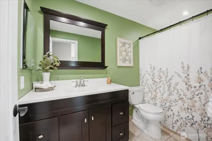 bathroom on second floor