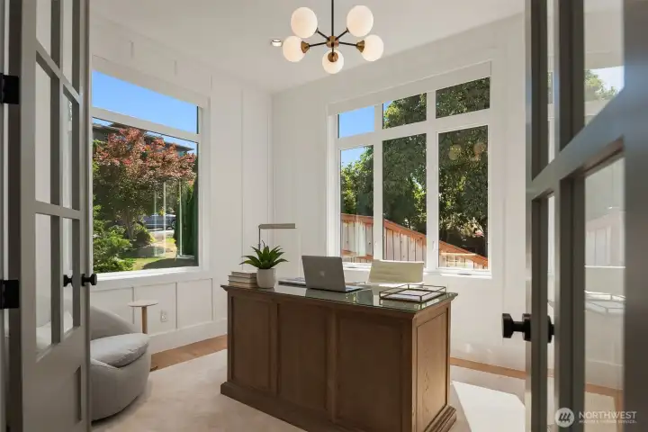 Dedicated home office. Dedicated home office.