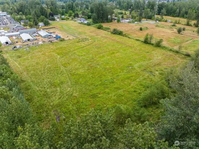 Flat open pasture space