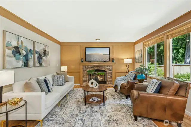 Another angle of this cozy living space.