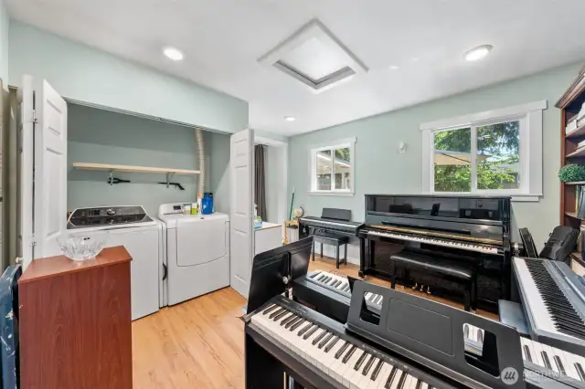 Laundry, Far door leads to Dining area