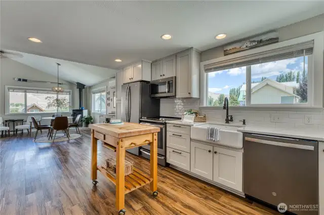 Fully remodeled kitchen