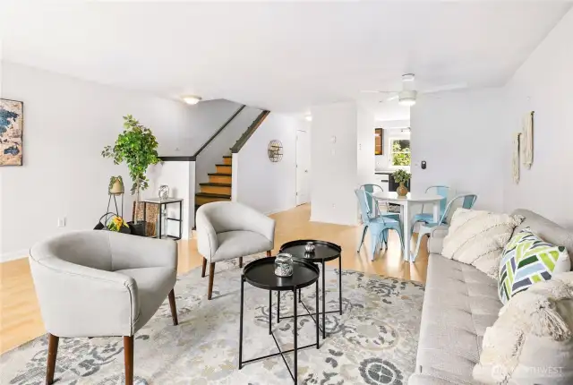 Spacious living area