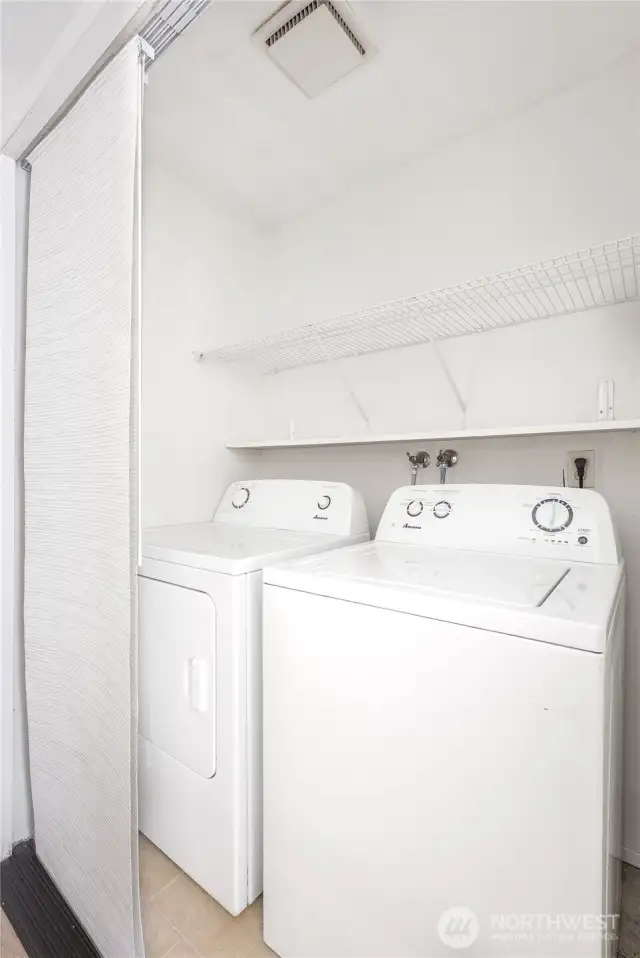 Upstairs laundry
