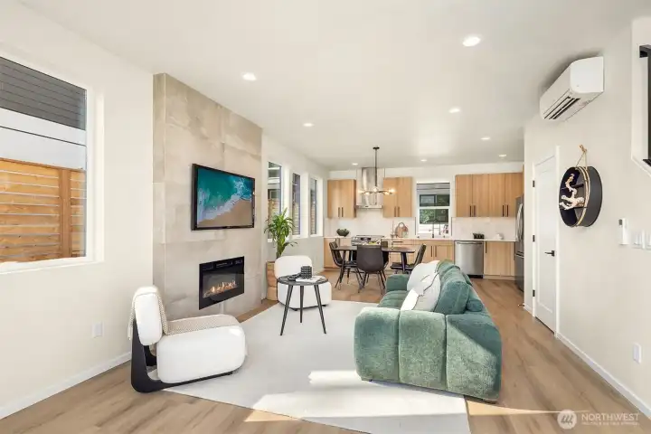 Photos from model home with similar floor plan