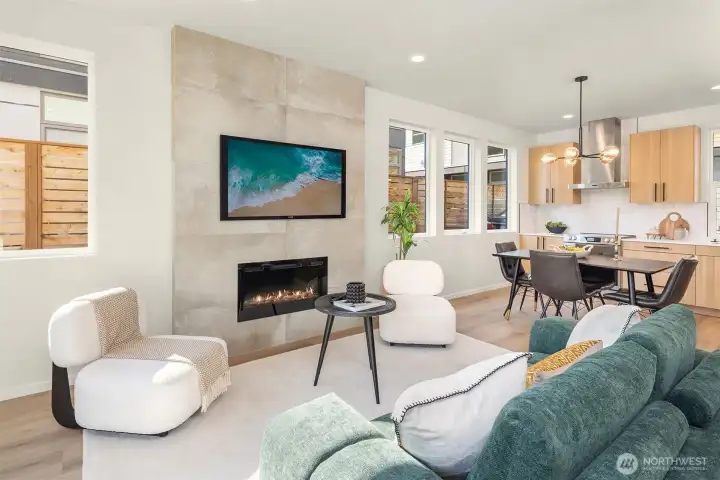 Photos from model home with similar floor plan