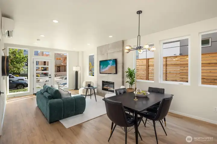 Photos from model home with similar floor plan