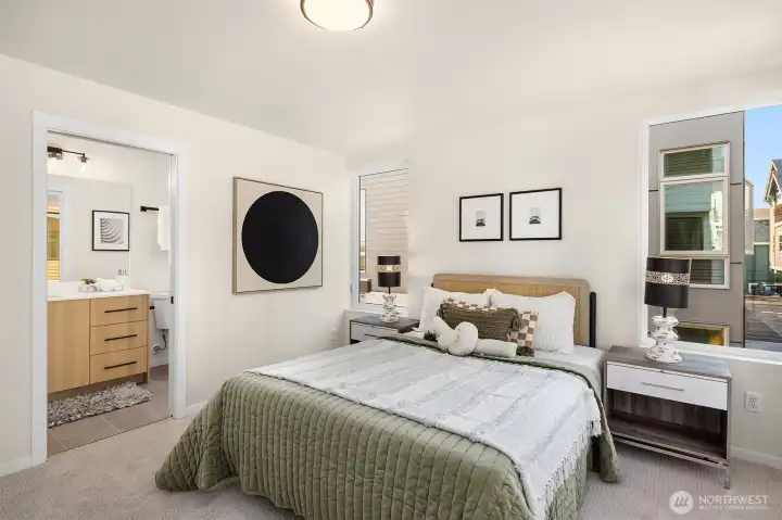 Photos from model home with similar floor plan