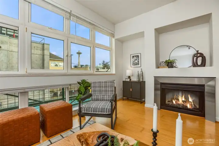 Photo is from when the unit was staged.