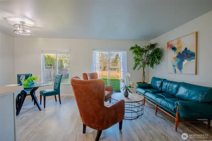 New Vinyl Wood Flooring looks beautiful.