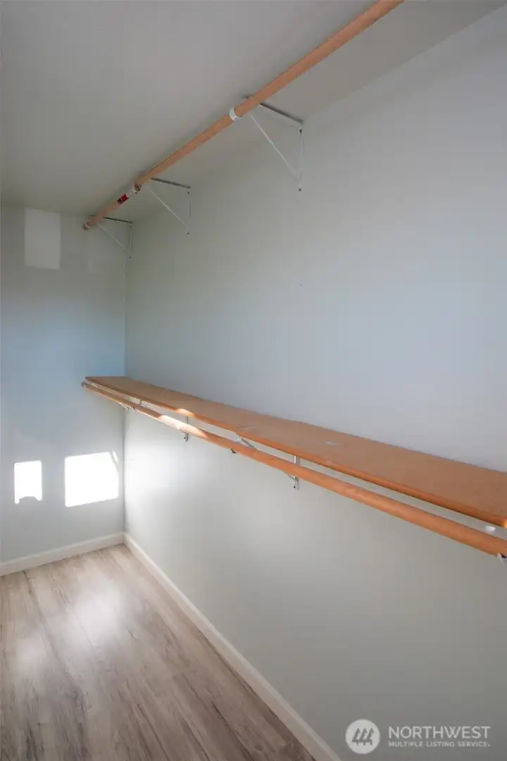 Super Spacious Walk-In-Closet that is attached to the Primary Bedroom.