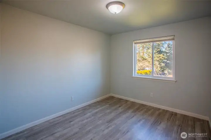 One of three bedrooms upstairs.