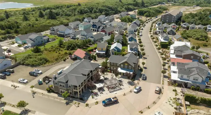 Restaurant, wine bar, trails, retail shops, kayak rentals, market, ice cream shop, parks, event venue, pickleball court and playground... we have it all!