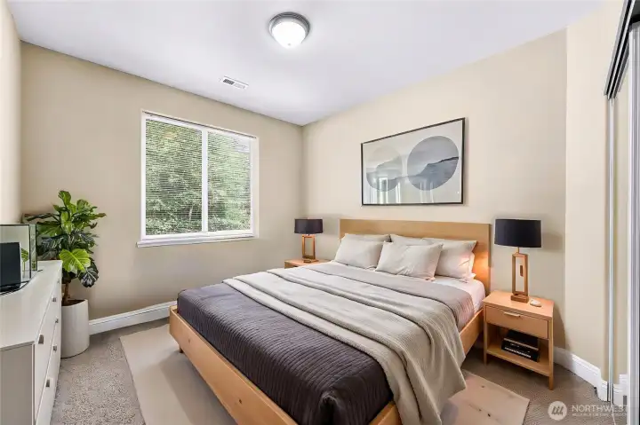 This room is virtually staged.