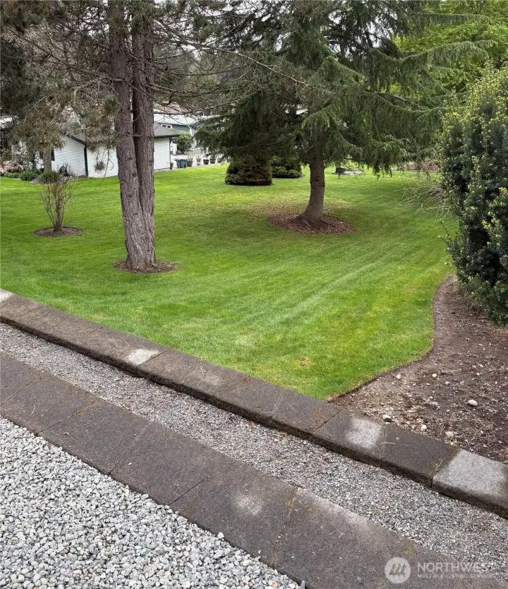 View from back terrace