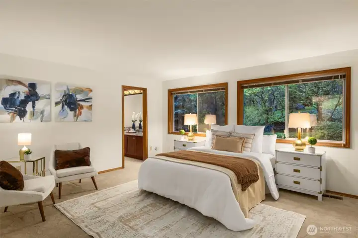 Extra large primary suite