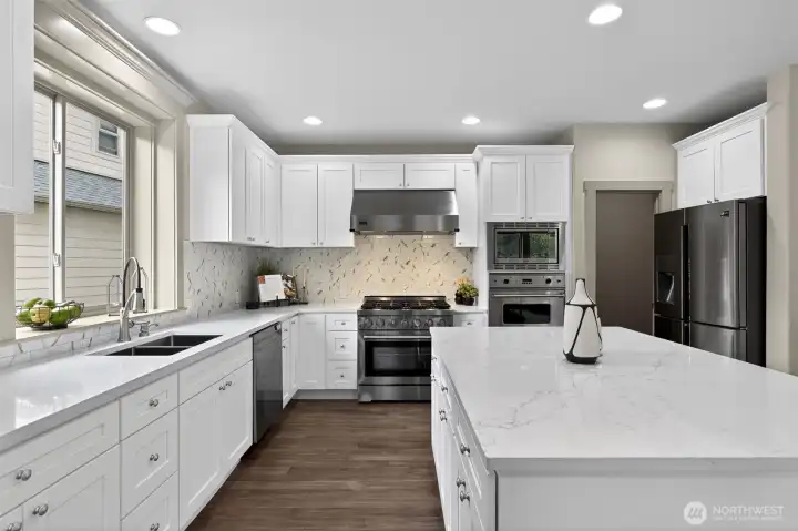 walk-in pantries. An added bonus and a delight for storage options!