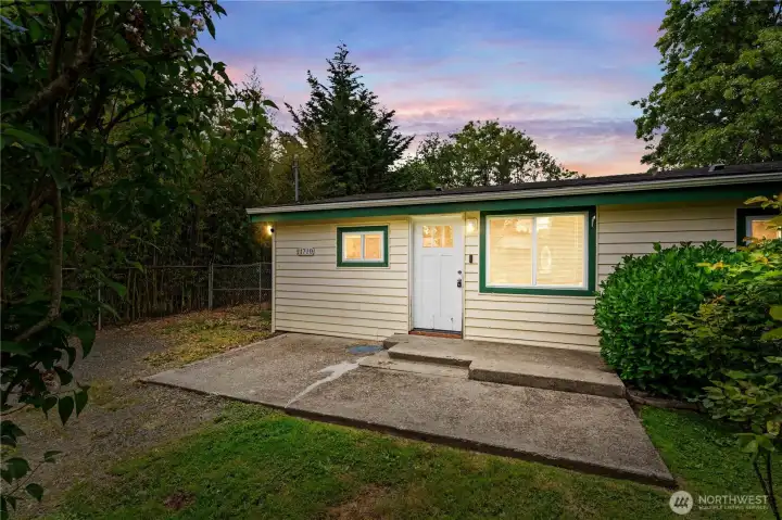 This 4 bedroom home has an open floorpan and so much potential.