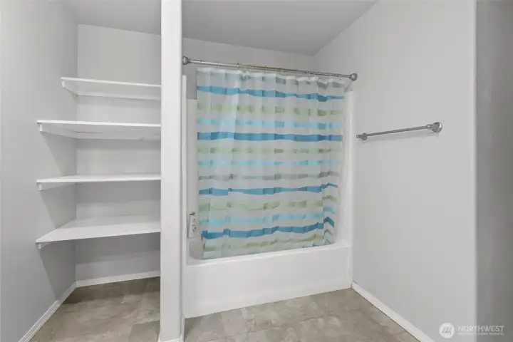 Primary closet