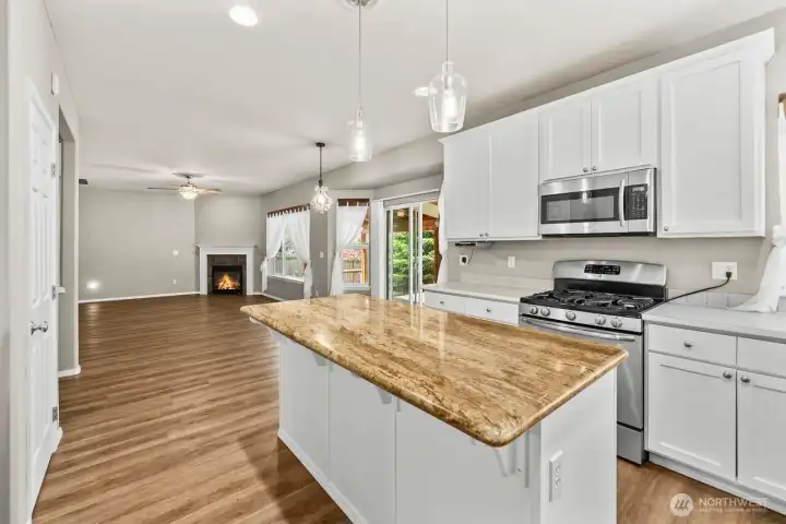PLENTY OF CABINETS AND STORAGE