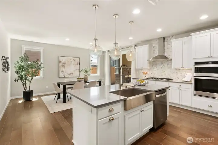 Whirlpool smart appliances — offer polished stainless style and app-enabled oven and microwave control.