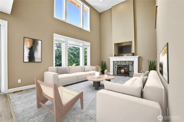 Main floor living room Main floor living room