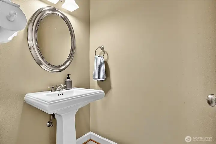 Main floor 1/2 bath Main floor 1/2 bath