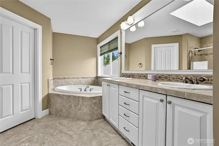 primary room bathroom. primary room bathroom.