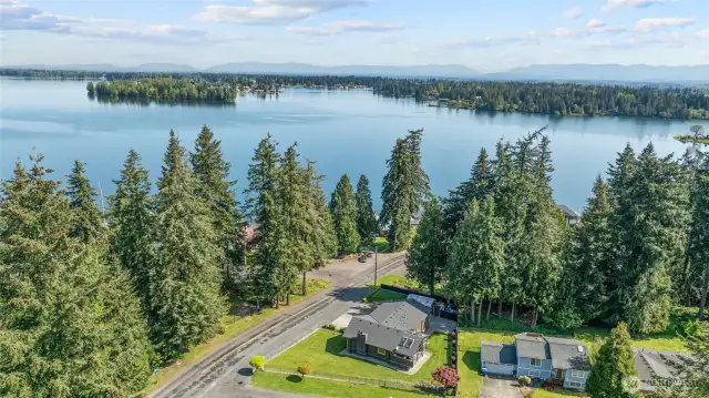Beautiful Lake Tapps View Home and Property that is private and peaceful!