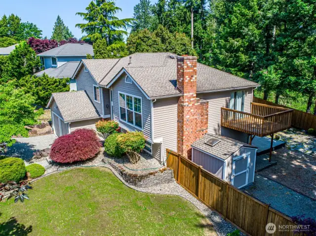 Arial view of this great home.