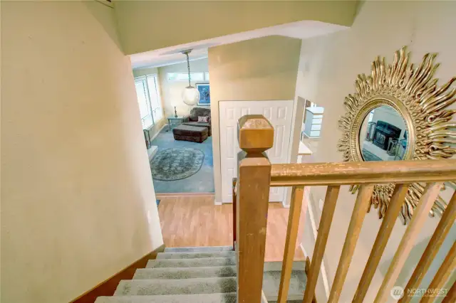 down to big family room