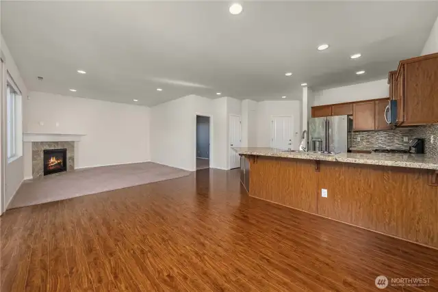Open concept floorplan