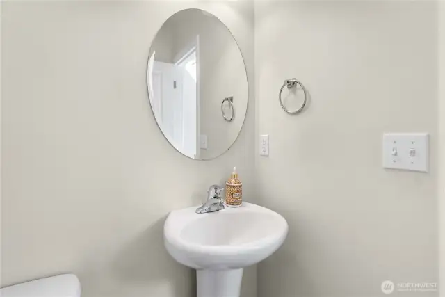 Main floor powder room