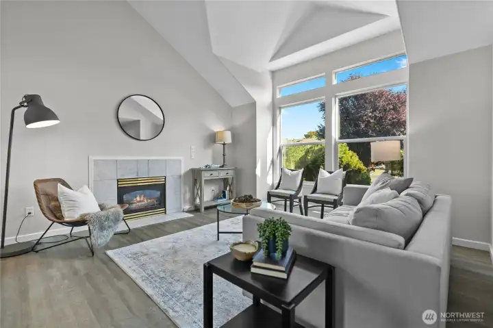Vaulted ceilings, natural light and updates
