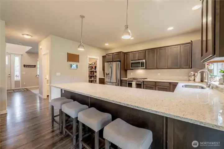 Gorgeous Vinyl Plank Floors throughout