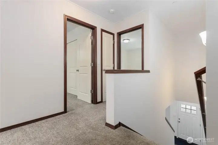 Upper level landing.