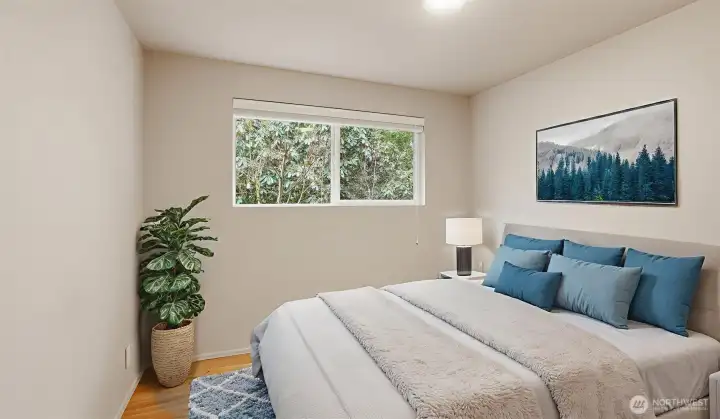 Smaller of the 4 bedrooms