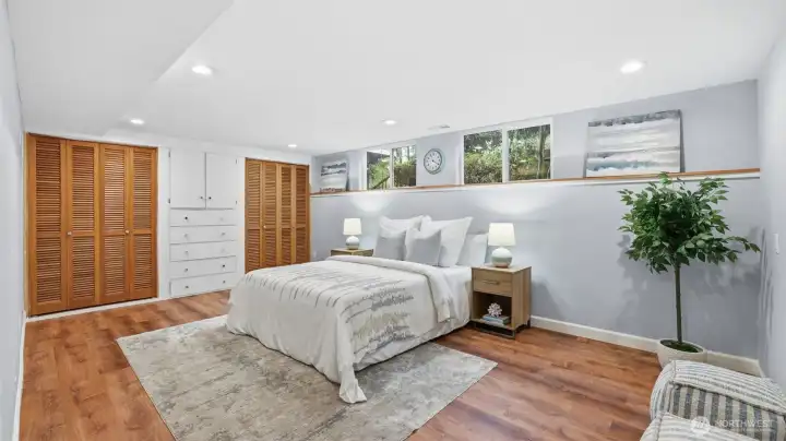 HUGE BR on the lower floor