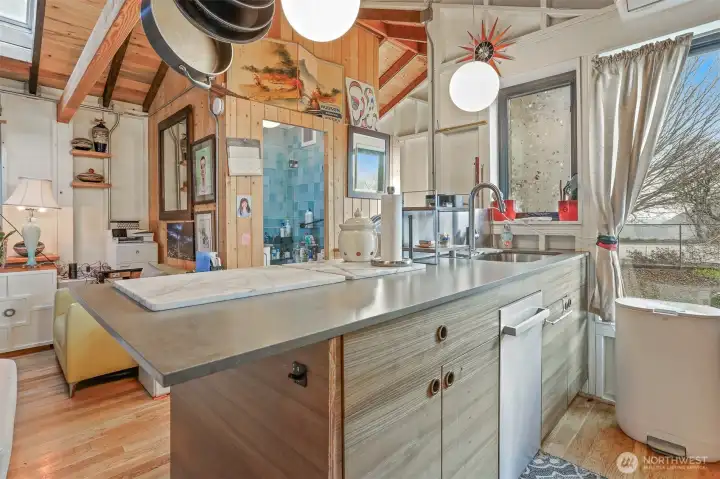 Open industrial feeling.