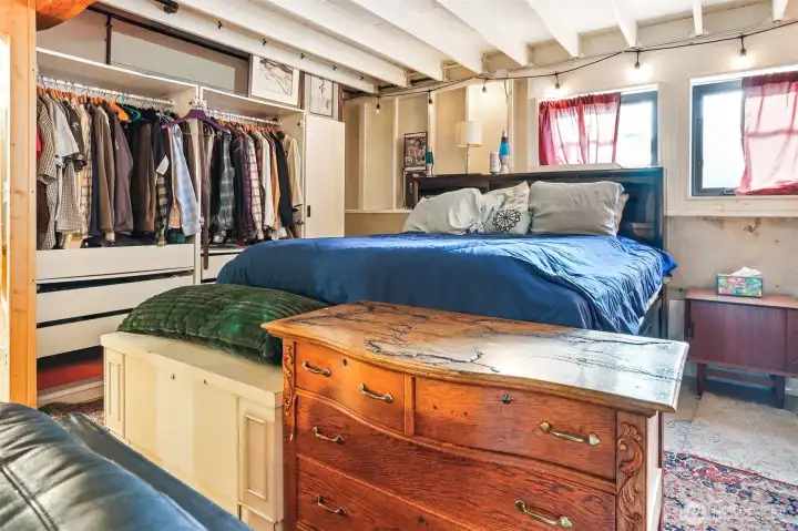 Downstairs sleeping area.