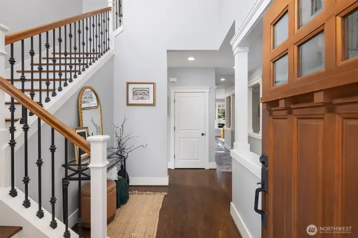 Entryway flows naturally to all levels