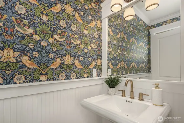 Main floor powder room