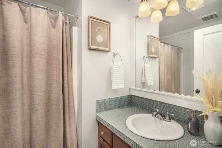 Lower level full bath